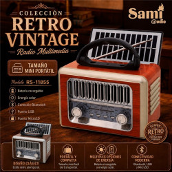 RADIO SAMI 3 BANDAS PANEL SOLAR