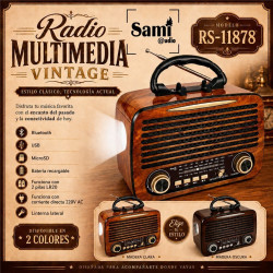 RADIO SAMI 3 BANDAS CORRIENTE Y PILAS
