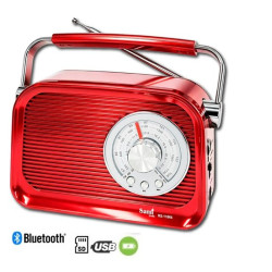 Radio Sami 3 Bandas Vintage Roja