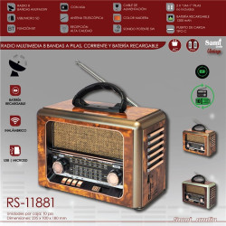 RADIO SAMI 8 BANDAS RED Y PILAS
