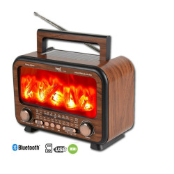 Radio Sami 4 Bandas LUZ Estilo Chimenea