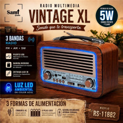 RADIO SAMI 3 BANDAS RED Y PILAS XL