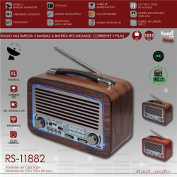 RADIO SAMI 3 BANDAS RED Y PILAS XL