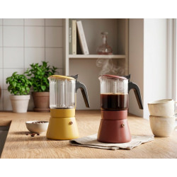 CAFETERA INOXIBAR ITALIANA CLAIR TERRA 9 TAZAS