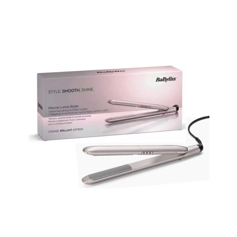 Plancha de Pelo Babyliss Mauve Lustre