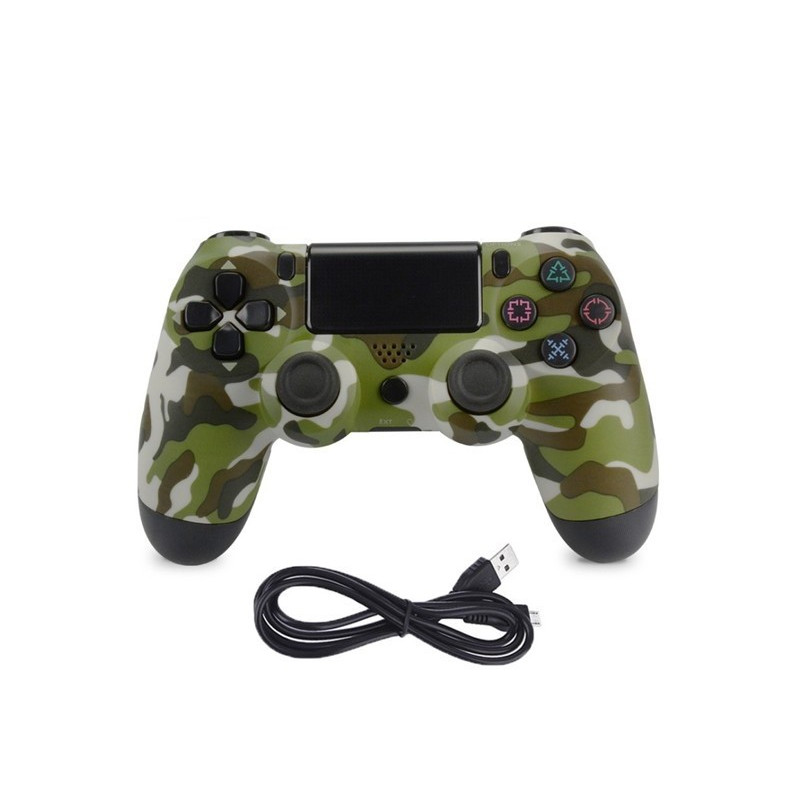 Mando M2TEC Inalámbrico PS4 Camuflaje Verde
