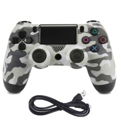 Mando M2TEC Inalámbrico PS4 Camuflaje Gris