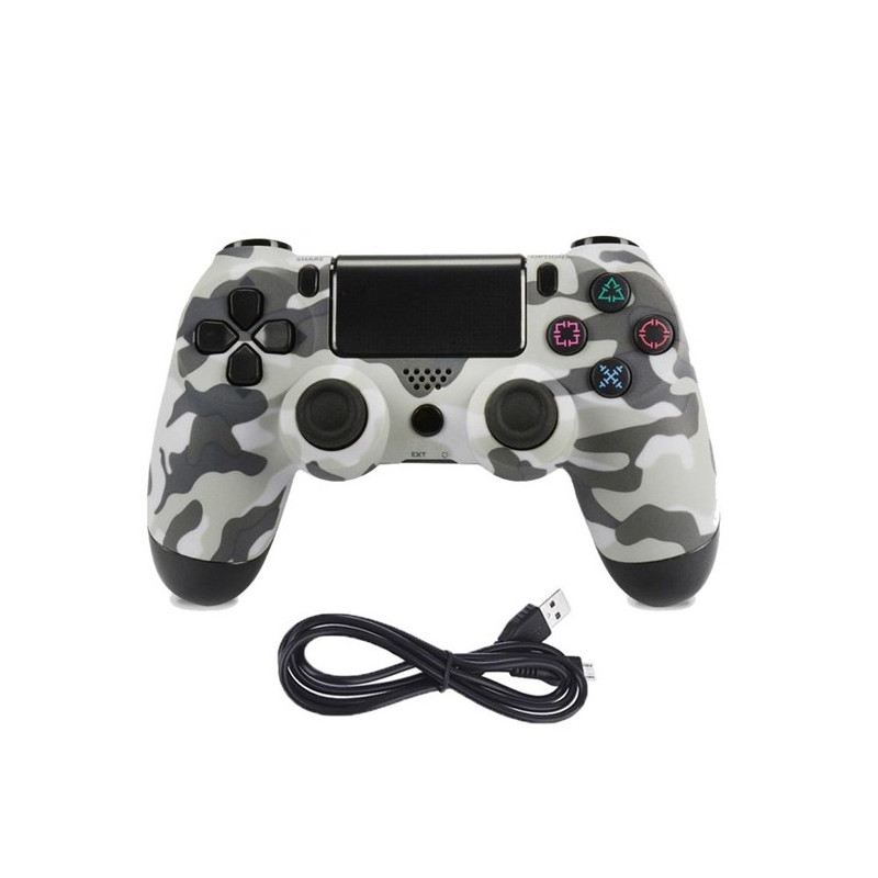 Mando M2TEC Inalámbrico PS4 Camuflaje Gris