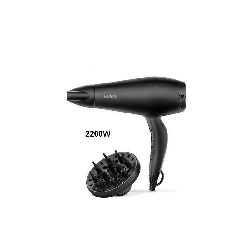 Secador de Pelo Babyliss 2200W Negro