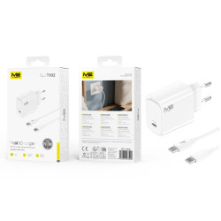 Alimentador M2TEC USB C 20W Qc+cable Tipo C