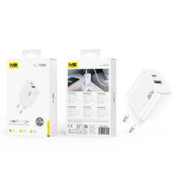 Alimentador M2TEC USB A+C 20W QC