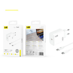 Alimentador M2TEC GAN USB C 45W Qc+cable Tipo C