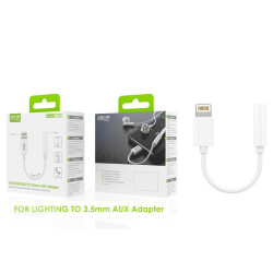 Adaptador Greenlyca Auriculares Lightning - Jack 3,5 mm