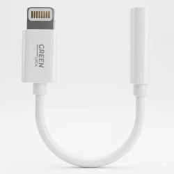 ADAPTADOR GREENLYCA AURICULARES LIGHTNING - JACK 3,5 mm