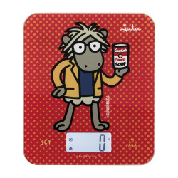 Báscula de Cocina Jata Kukuxumusu Roja