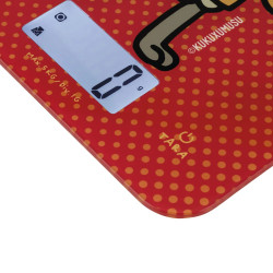 BÁSCULA DE COCINA JATA KUKUXUMUSU ROJA