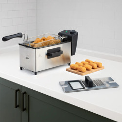FREIDORA JATA 3L 2000W INOX