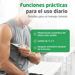 TERMÓMETRO DIGITAL MEDISANA PUNTA FLEXIBLE