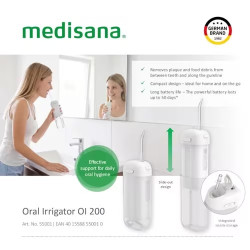 IRRIGADOR DENTAL PORTÁTIL RECARGABLE
