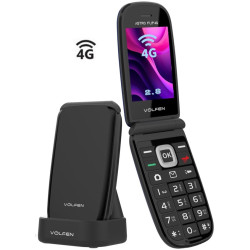 Teléfono Móvil Volfen Astro Flip 4G Negro