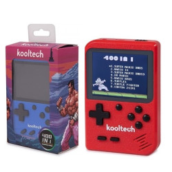 CONSOLA DE JUEGOS KOOLTECH 400 EN 1 ROJO
