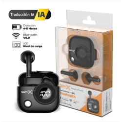 AURICULAR GEN X TWS BT TÁCTIL TRADUCCIÓN IA NEGRO