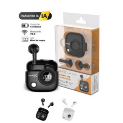 Auricular GEN X TWS BT Táctil Traducción IA Blanco