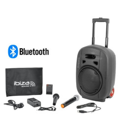 Altavoz Portátil Ibiza PORT8 UHF Bt-mkii TWS