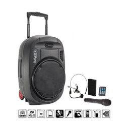 Altavoz Portátil Ibiza PORT15 VHF Bt-mkii TWS
