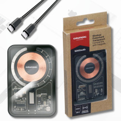 POWER BANK GRUNDIG TRANSPARENTE  5000 mAh