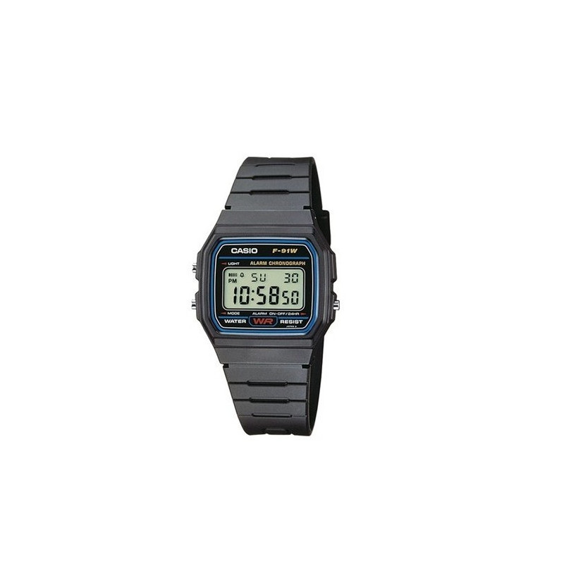 Reloj Pulsera Casio F-91W-1DG