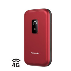 Teléfono Móvil 4G Panasonic USO Fácil Rojo