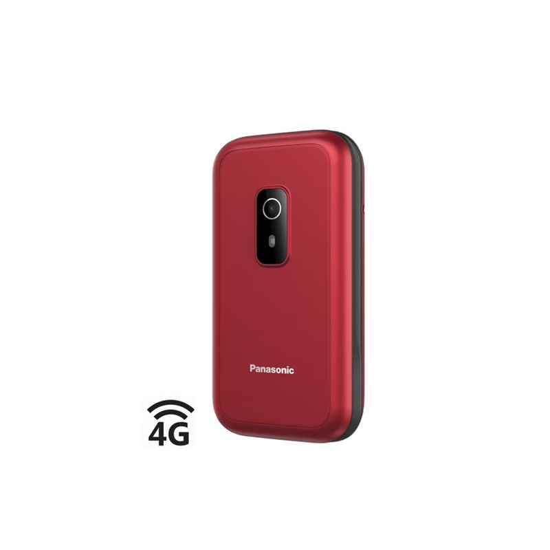 Teléfono Móvil 4G Panasonic USO Fácil Rojo