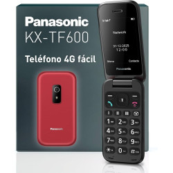 TELÉFONO MÓVIL 4G PANASONIC USO FÁCIL ROJO