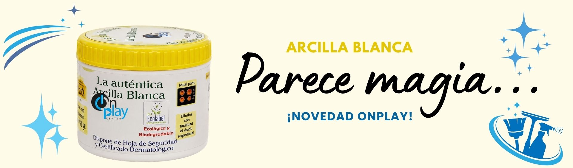 Arcilla Blanca OnPlay â€” parece magia